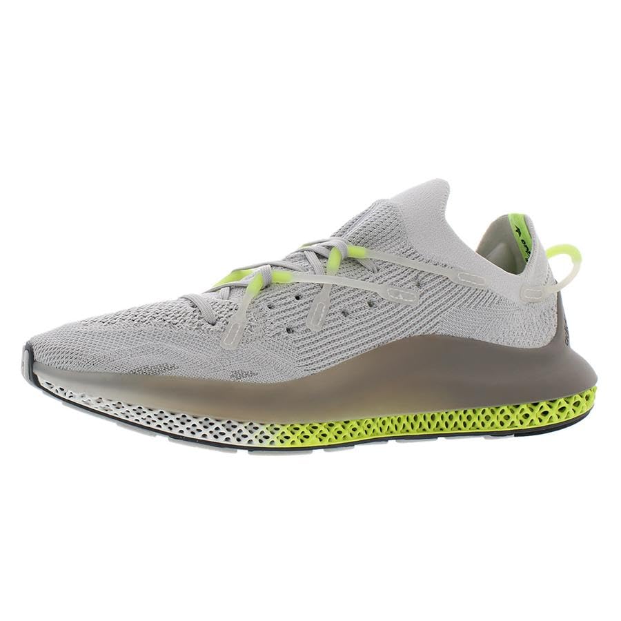 Image of adidas 4D Fusio Mens Shoes Size 14, Color: Gray /Off-White /Yellow