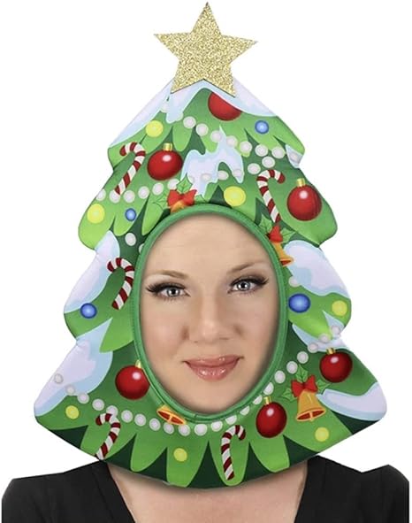 Amazon クリスマス クリスマスツリー 帽子 被り物 コスプレ Xmas Christmas 仮装 パーティーグッズ イベント用品 面白 ツリー 肉 鳥 鶏 ニワトリ 変装 誕生日 室内 置物 クリスマス用品 季節用品 おもちゃ