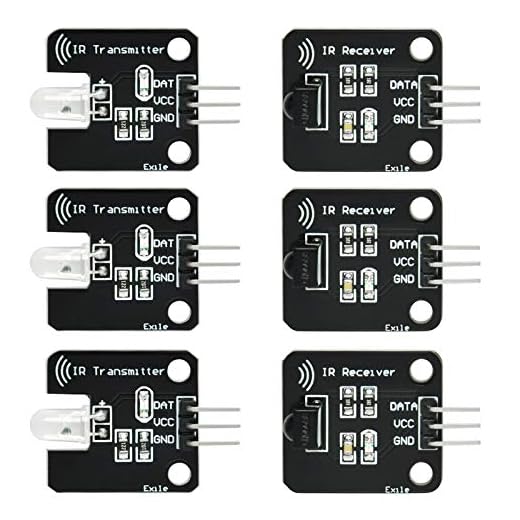Gikfun Digital 38khz Ir Receiver Ir Transmitter Sensor Module Kit for Arduino (Pack of 3 Sets) EK8477