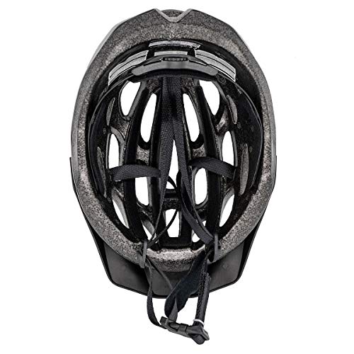 Foto von Airtracks Fahrradhelm für Damen und Herren Star K-60 Allrounud Radhelm MTB Helm für Erwachsene Verstellbar S M L XL Größen 54 58 58 62 cm Schwarz, L/XL 58-63cm