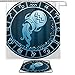 Produktbild Jungen Badezimmer Duschvorhang Aquarius Zodiac Schönes Horoskop Schiebeduschvorhang Badteppich und Duschvorhang 2 Set mit 12 Haken für Hauptbadezimmer, Kinderbad, Gästebad