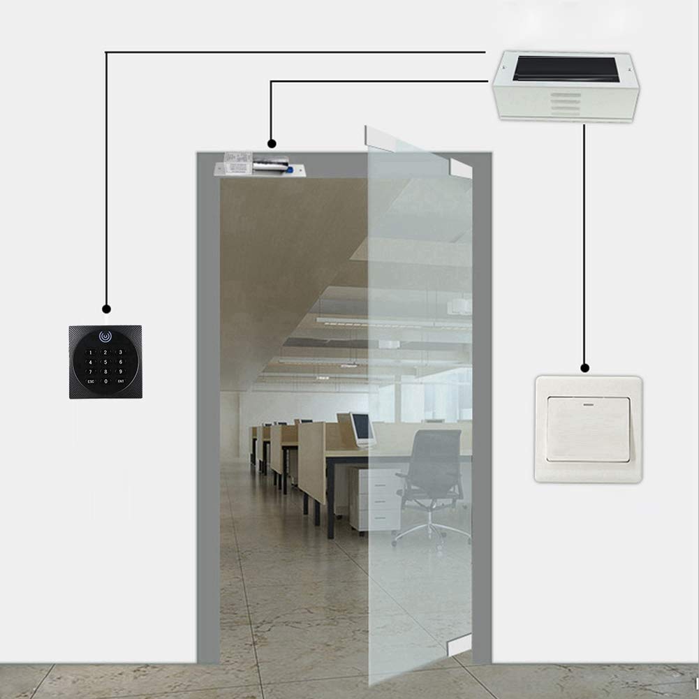 Lecteur de Cartes WG26 RFID, Système d’entrée de Porte avec Clavier IP65 avec Code d’identification étanche avec Voyant à LED, pour Contrôle d’accès de Sécurité