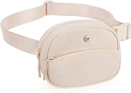 WESTBRONCO Riñoneras para mujeres y hombres, bolsa pequeña de nailon, cintura ligera a la moda, mini bolsas cruzadas con correa ajustable para