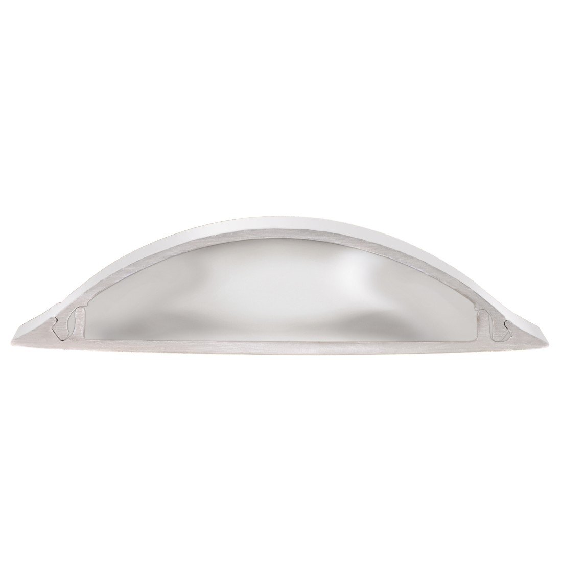 Hama Chemin de câble (en PVC, Semi-Circulaire, 100 x 7 x 2,1 cm) Blanc
