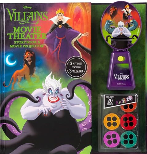 Disney Villains: Movie Theater Storybook & Movie Projector