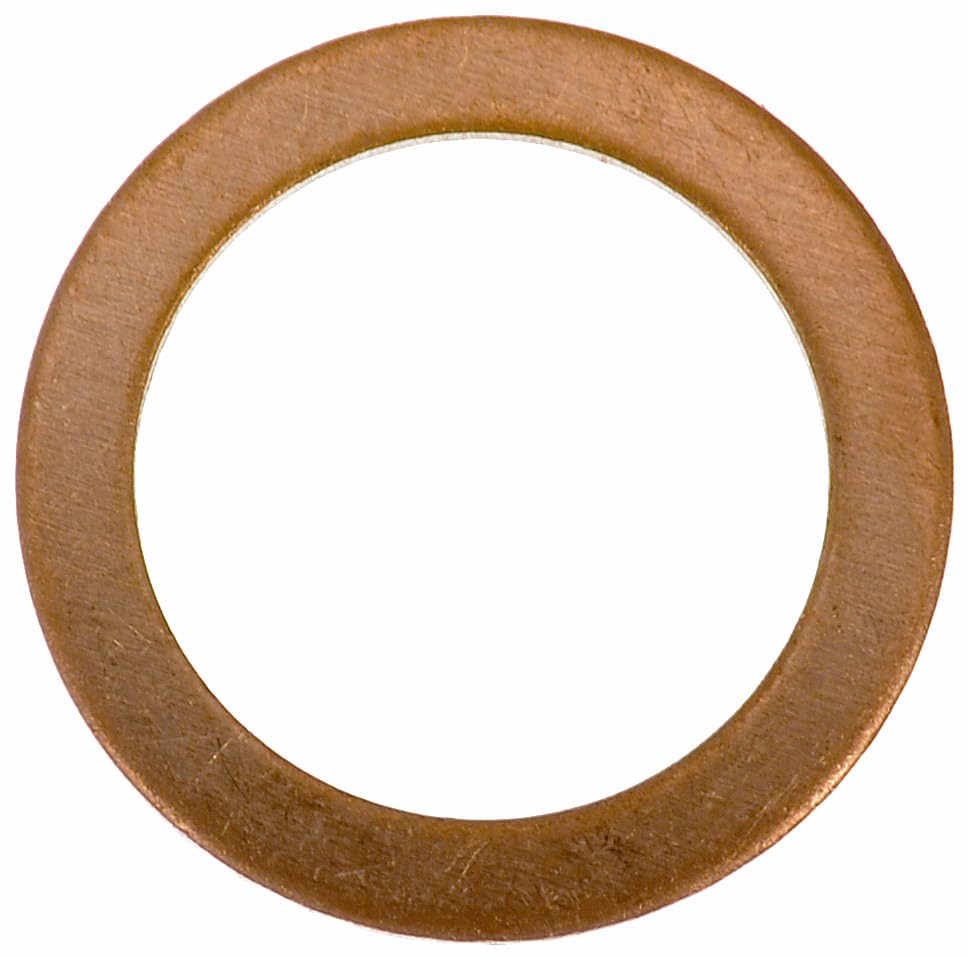 Image of Dorman 095-002CD Copper Drain Plug Gasket, Fits 5 /8, M16, M16.4 Compatible with Select Models, 2 Pack