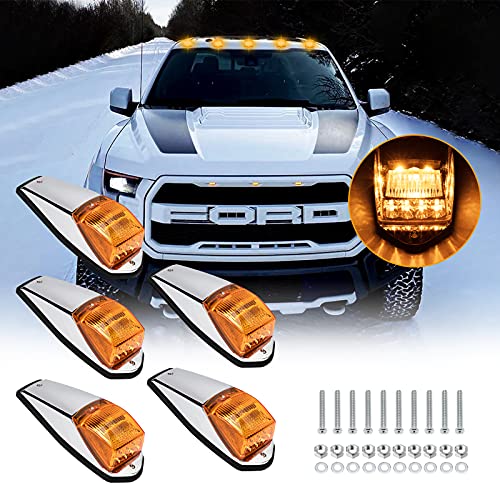 Black Friday - 60% OFF 5Pcs Amber Cab Marker Light, 17LED Cab Roof Running Waterproof Top Marker Lights Truck Trailer Light LED Marker Lights for Freightliner/Mack/Autocar Hayes/Peterbilt/Kenworth Black Friday - 60% OFF 5Pcs Amber Cab Marker Light, 17LED Cab Roof Running Waterproof Top Marker Lights Truck Trailer Light LED Marker Lights for Freightliner/Mack/Autocar Hayes/Peterbilt/Kenworth