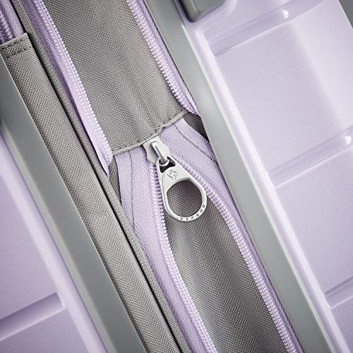 Samsonite Freeform Hardside Expandable with Double Spinner Wheels, Lilac, Checked-Large 28-Inch