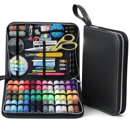 Sewing Needle Thread Kit Adults: Newly Upgraded...