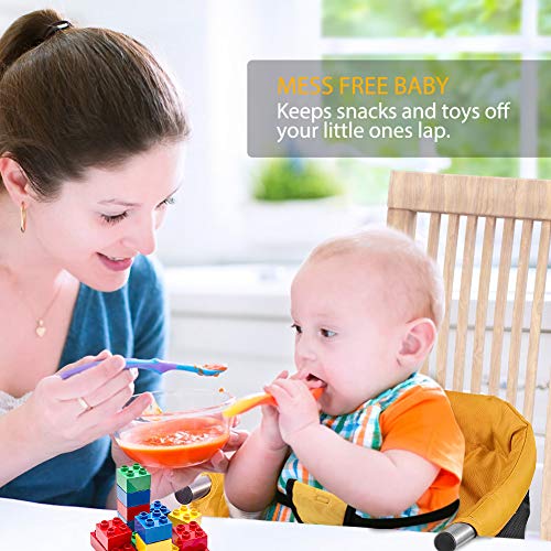 Folding Portable High Chair, Infant Activity Seat And Baby Feeding Seat For Home & Travel, Lightweight Toddler Highchair For Dining Table Yellow #TOP5