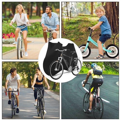 Funda para bicicleta con cremallera elástica lavable de 27.5 pulgadas 7
