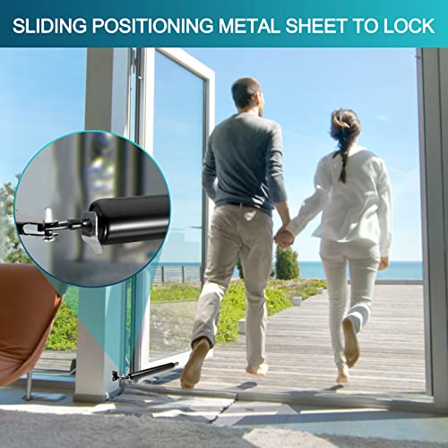 Screen Door Closers, 2 Pack Storm Door Closers, Pneumatic Door Closer Bracket Adjustable Closing Door Cushion Speed, Screen Doors And Safety Doors Cushioning Stable Door Closer System (Black) #TOP4