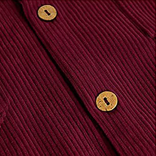 Image of utcoco Mens Corduroy Button Down Shirt Casual Relaxed-Fit Lapel Long Sleeve Jacket for Men