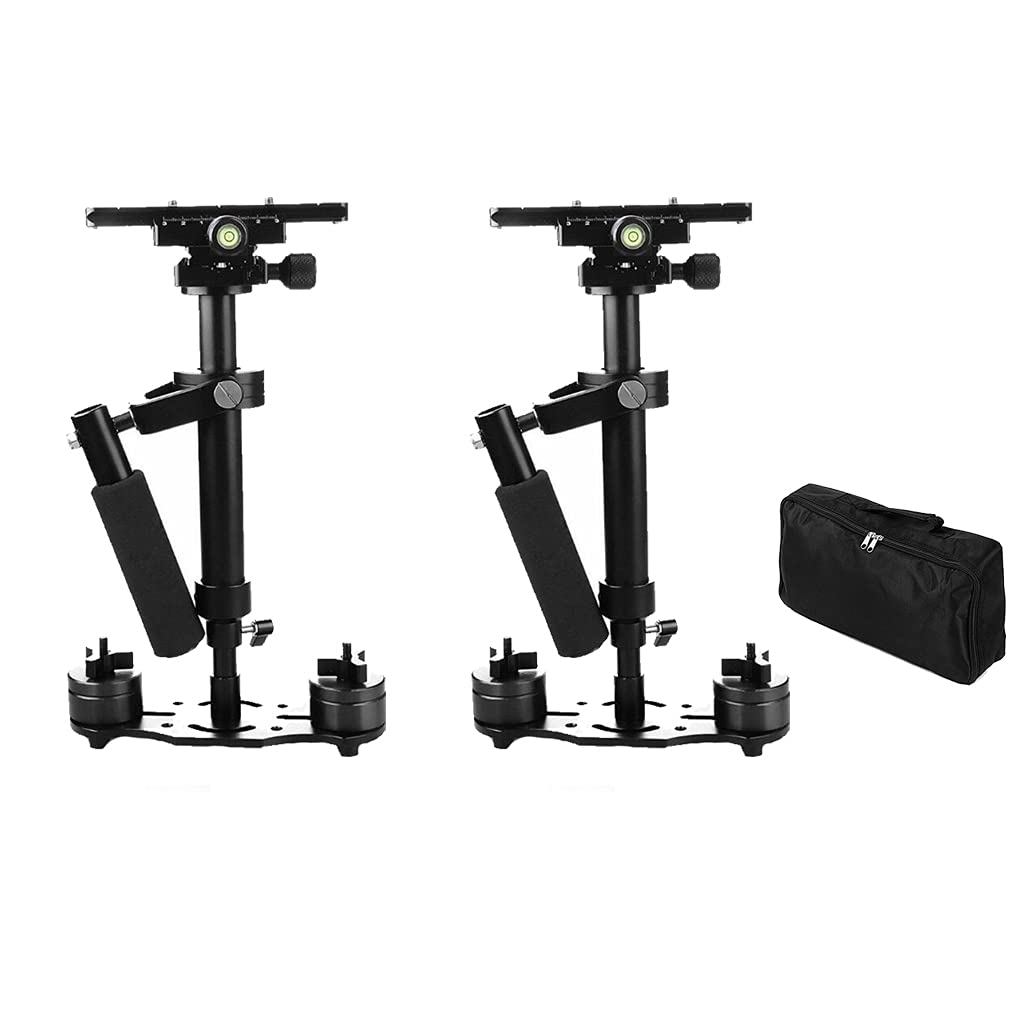 El estabilizador de video de cámara de stadicam de mano S40 soporta hasta 2 kg/0,44Ibs para videocámaras DSLR de vídeo