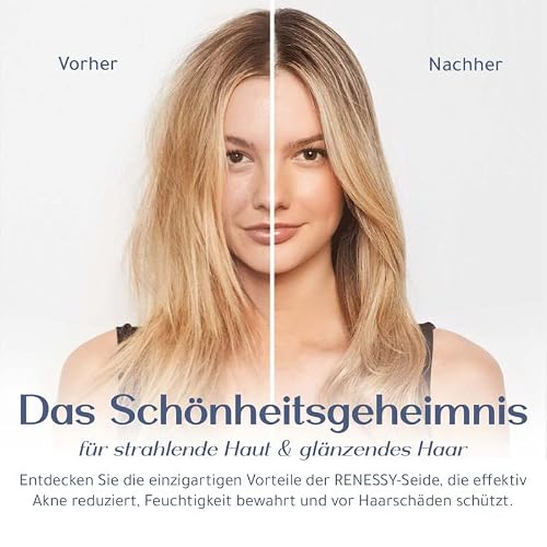 Bio-Seiden-Kopfkissenbezug Renessy 40×80 cm aus 100% Maulbeerseide