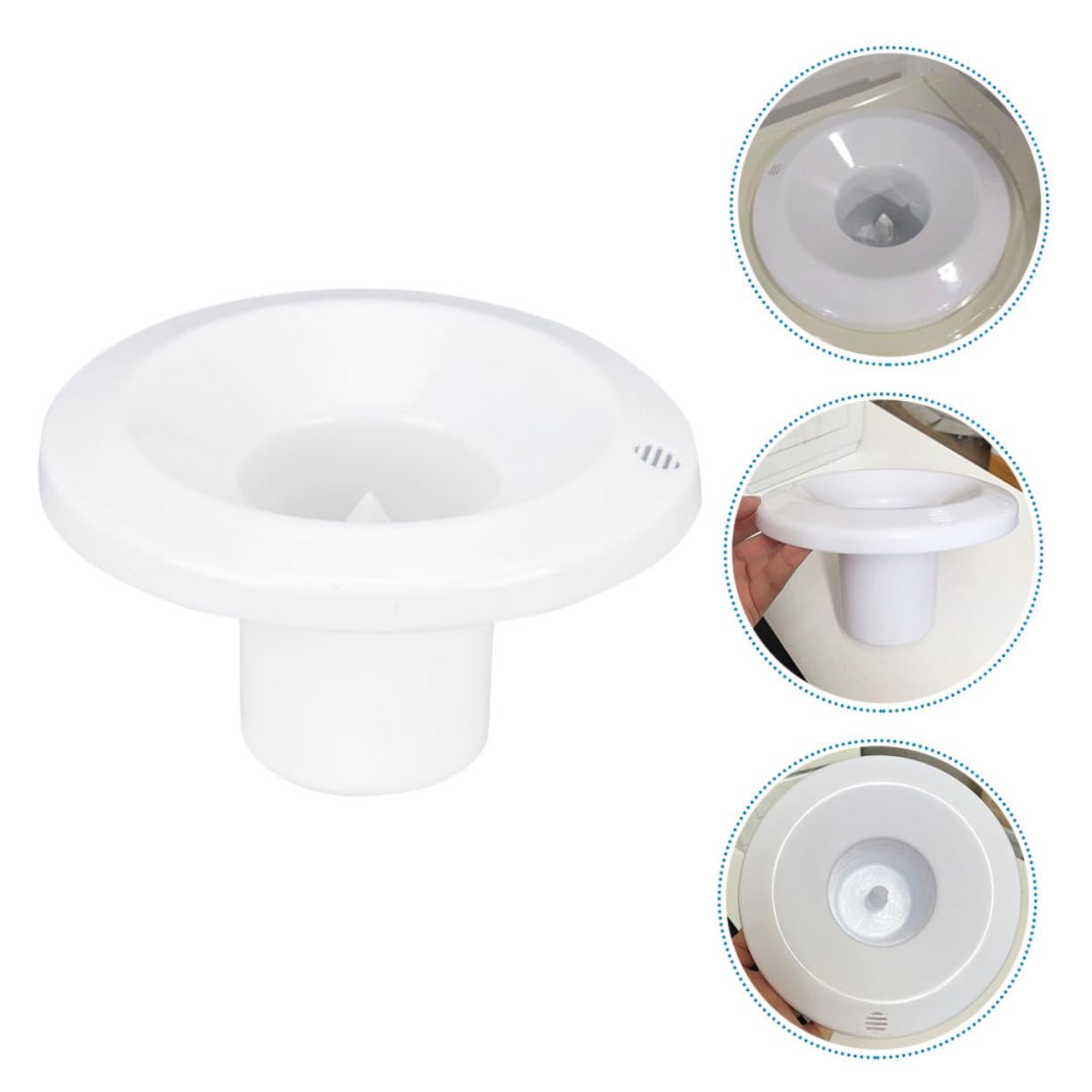 Distributore Accessorio Acqua Plastica Bianco per Sedile e di in Installazione Facile di Ricambio Casa e Ufficio per Dispenser