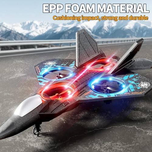Image of RC Remote Control Airplane for Flying, Indoor Outdoor Toy Airplane, Jet Toys, Stunt Roll Airplane Toy for Rechargeable Batteries, Gift Toy for Kids