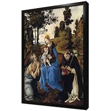 Tablosan Bakire Ve  ocuk  er eveli Mdf Tablo 20 X 20 Cm Mb02458
