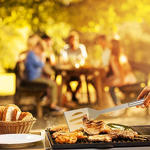 BESPORTBLE Conjunto de Ferramentas para Churrasco de 21 Peças Em Aço Inoxidável Acessórios para Chur