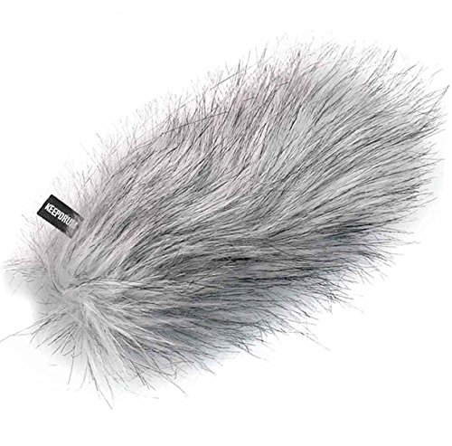 keepdrum WS-WH Fell-Windschutz Windscreen Windshield für Kameramikrofone Camcorder Videomikrofon Shotgun-Mikrofon Richtrohr-Mikrofon - Image 3