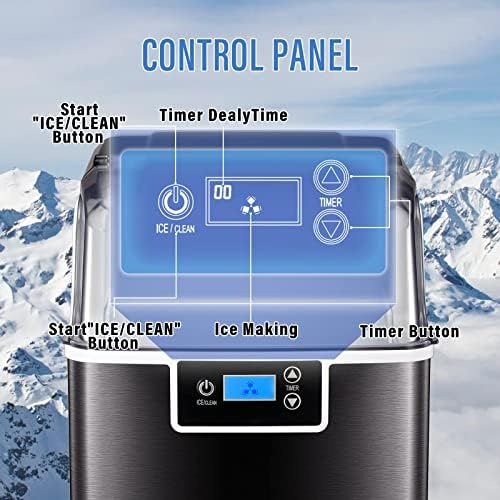 Máquina para hacer hielo compacto GRFIT 44 lbs miniatura 3