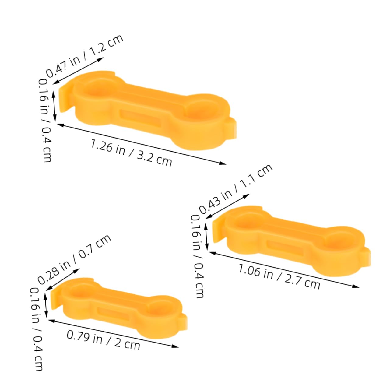VICASKY 18pcs Baby Chick Leg Hobbles Braces for Spraddle Leg Repair On Newly Hatched Chicks Baby Chick Leg Bands Poultry Leg Bands