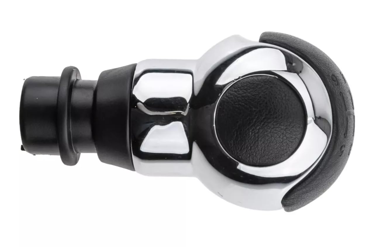 Pomello del cambio, compatibile con Citroen DS3, DS4, 6 marce, in metallo, cromato