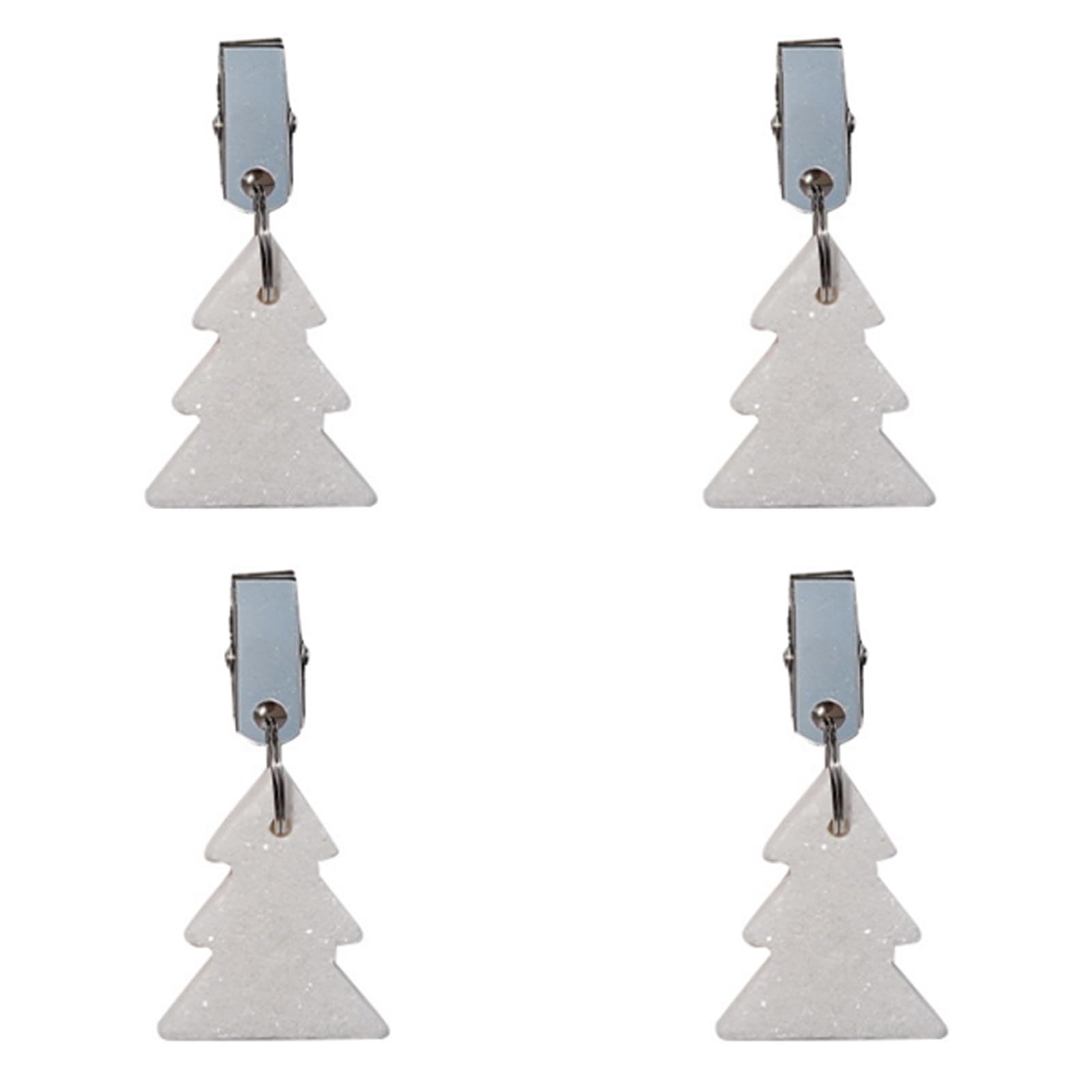 Yhplxyuus 4pcs Heavy Marble Tablecloth Decoration Weights Practical and Stylish Anchors Christmas Tree Shaped Table Covers Clips Outdoor Tablecloth Anchors