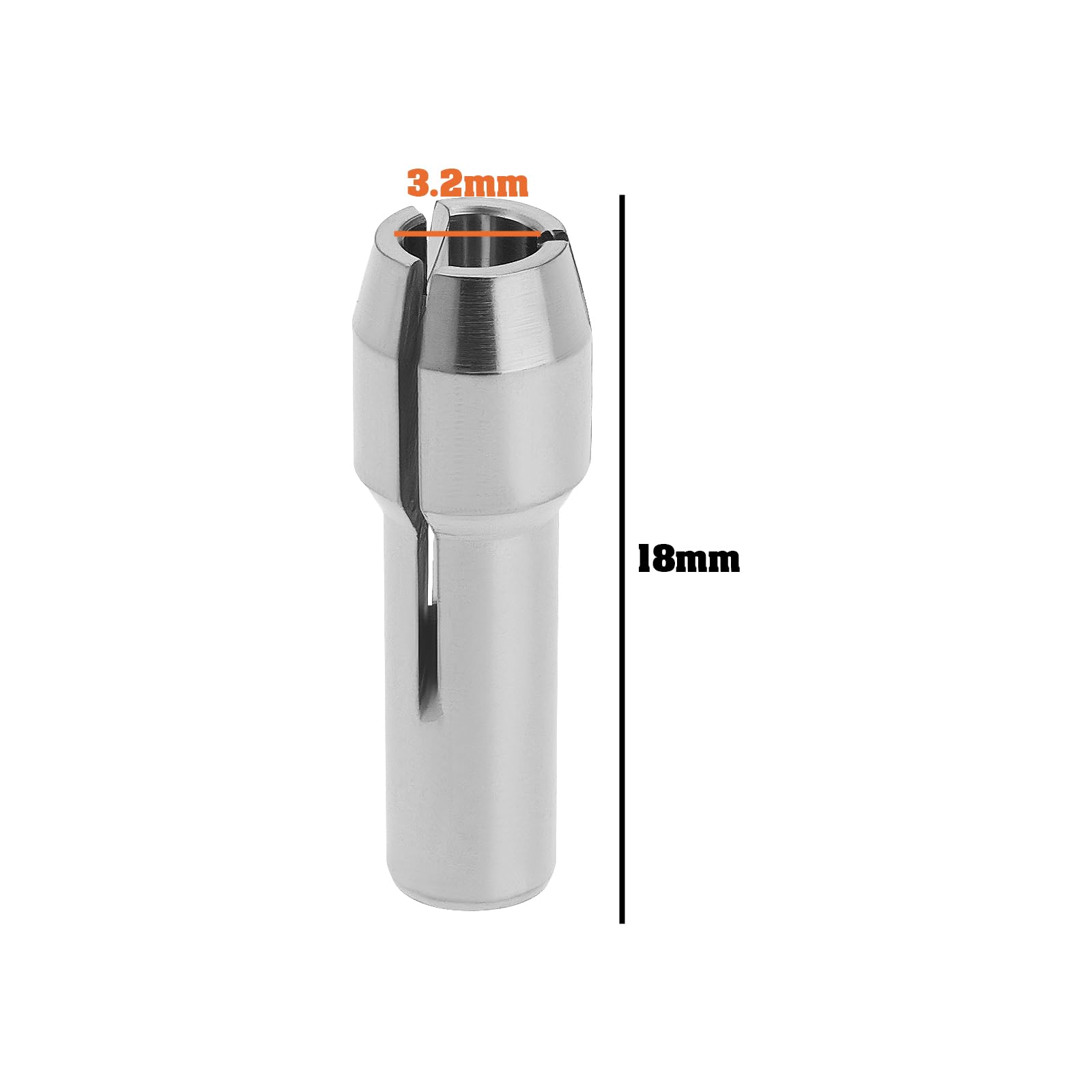 The Lord of the Tools 5pcs 3.2mm Electric Grinder Drill Bit CNC Chuck Adapter Reducer Sleeve Adapter for Rotating Tools of Electric Drill Sleeve Chuck - Image 4