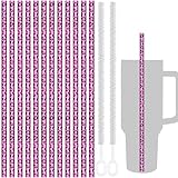 Photo Gallery nihome confezione da 12 eleganti cannucce di ricambio in plastica con stampa leopardata per stanley tumbler, lunghezza 30,5 cm, compatibili con tazze da 1134 g e 850,5 g, resistente materiale petg Photo Gallery nihome confezione da 12 eleganti cannucce di ricambio in plastica con stampa leopardata per stanley tumbler, lunghezza 30,5 cm, compatibili con tazze da 1134 g e 850,5 g, resistente materiale petg