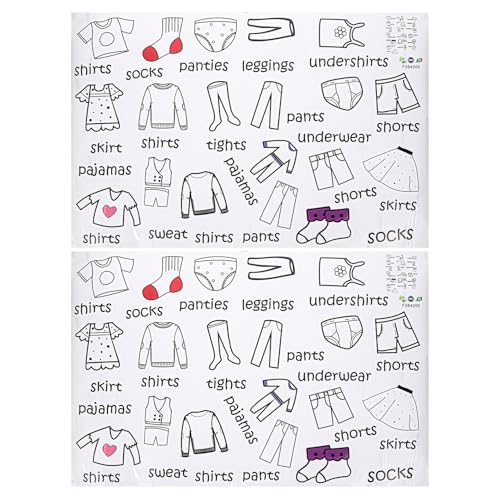 Pegatinas para clasificar ropa con láminas autoadhesivas de gran adherencia 2