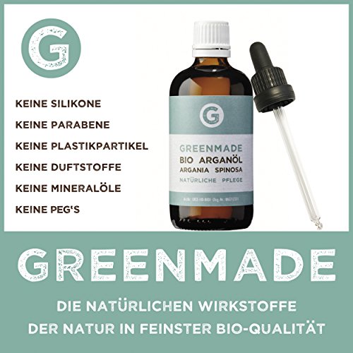 Olio di argan biologico 100 ml - 100% puro olio