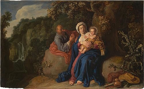 Toile peinture murale 60x90cm Pieter Lastman pour réveiller un salon triste
