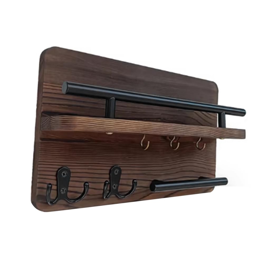 Littimoon Key Holder Wall Mounted Coat Bag Hanger Rack Key Decorative Hook for Entryway Mudroom Hallway Bathroom Home Decor