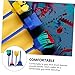 KALLORY Kids Paint Sponge Brush Set 10-Piece Assorted Colors DIY Drawing and Art Tools for Toddlers Early Educational Toys for Creative Learning