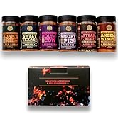 Meat Lovers BBQ Rub Gift Set - Holy Cow, Angel&rsquo;s Wings, Smoky Pig, Sweet Texas, Steak King & Adam...