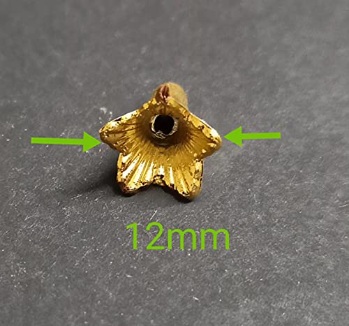 Image of Golden Plastic Cone 200 pcs for Toran Making /Jewellery Making /Craftwork /Decorations (D3)