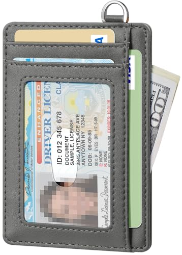 Image of FurArt Slim Minimalist Wallet RFID Credit Card Holder for Men | slim minimalist compact rfid id window thin