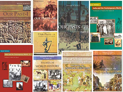 ALL NCERT HISTORY BOOKS FOR Class - 6 TO 12 (ENGLISH MEDIUM) IN COMBO PACK for UPSC Prelims / Main / IAS / Civil Services / IFS / IES / ISS / CISF / CDS / SCRA / IFS / NDA (9 BOOKS)