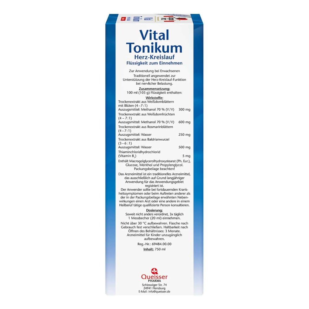 Doppelherz Vital Tonikum Herz-Kreislauf alkoholfrei 750 ml