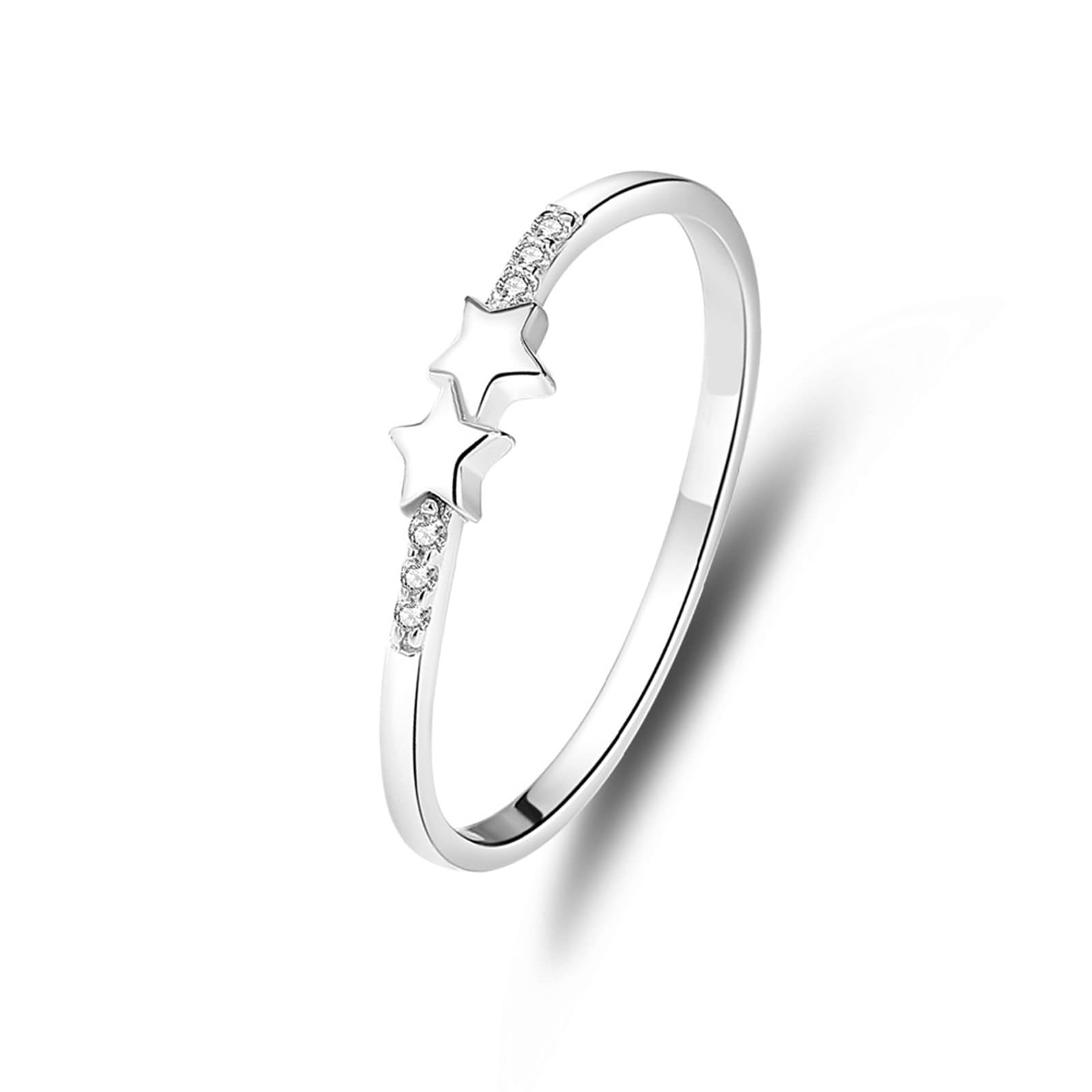 Pierścionek zaręczynowy 18K 750 żółte złoto, gwiazda pierścionek partnerski z diamentem prawdziwa biżuteria, pierścionek ślubny PT950 Platinum, rozm. 47-65