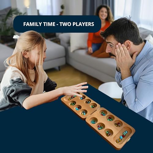 sungka Mancala juego de mesa clásico de 2 jugadores miniatura 3