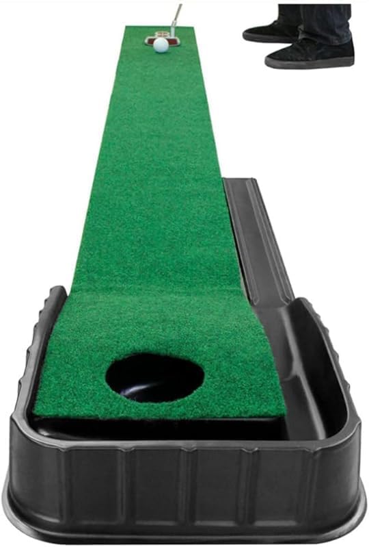 パット練習器具 ゴルフパッティングマット パタートレーナー ゲームセット ボールマーカー付属 多用途 多功能 【BRIEFING】 耐用