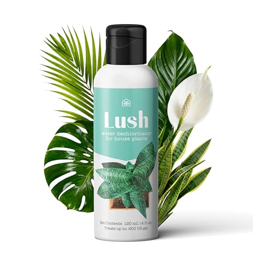 Lush Houseplant Dechlorinator – Ultra-Concentrated Water Conditioner for Healthier Plants 120ml (4oz) | Treats 600 Gallons