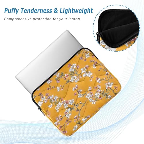 Funda para portátil de 13-14 pulgadas con diseño floral impermeable miniatura 5