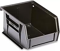 Vista 3 de Surtido de contenedores de plástico de 1275 piezas con panel para colgar, hilo grueso USS de grado 5