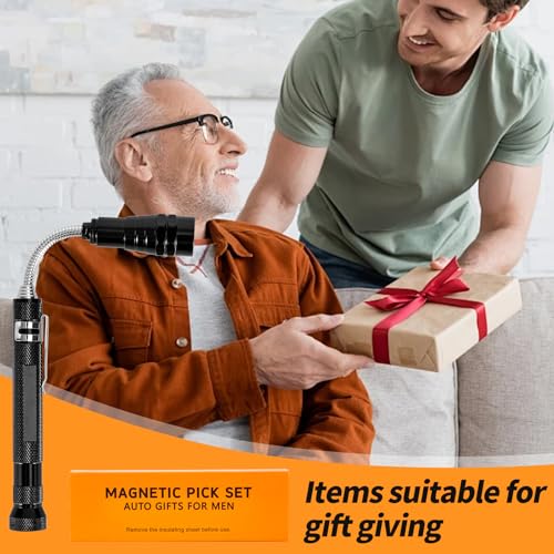 Extendable Magnetic Pick up Tool Set of 3 - Telescoping Magnet Pickup Flashlight Tool with LED - Useful for Hard-to-Reach,Sink Drains Mechanic Automotive - image 8