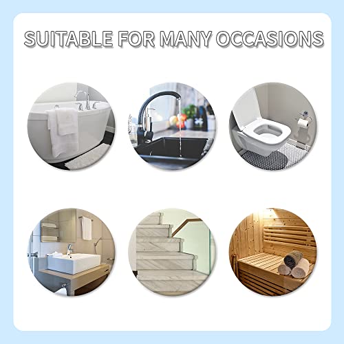 Wibue 24 Pcs Non Slip Bathtub Stickers, Anti Slip Shower Stickers, Safety Bathtub Strips Adhesive Decals With Premium Scraper For Bath Tub Shower Stairs #TOP3