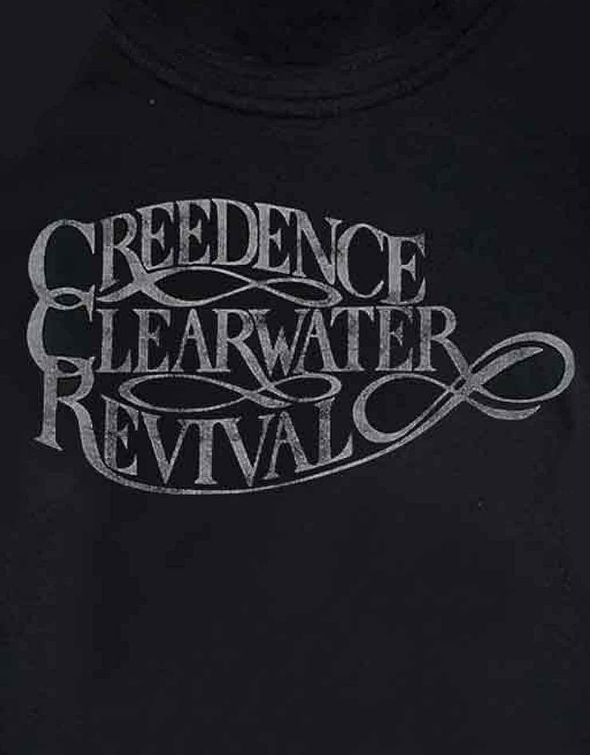 Creedence Clearwater Revival Vintage Logo Junior Top XXX-Large White