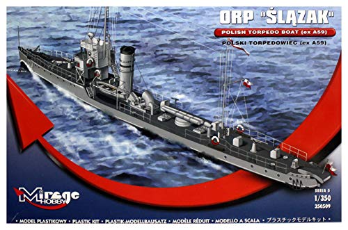 Mirage Hobby, 1: 350 Echelle, ORP Slazak Polonais torpilleur Clase, Kit De Mod_Le En Plastique